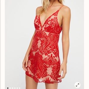 Night shimmers dress- free people